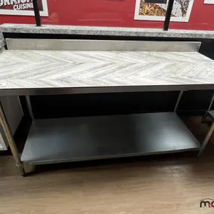 MCK Kitchen Worktable w/ Board (72"x30"x38") 
 UNRESERVED