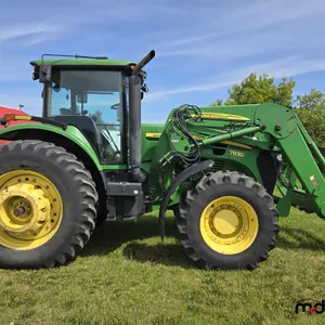2009 John Deere 7830 Tractor w/ John Deere 746 Loader & Forks