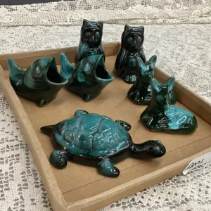 (7) MINIATURE POTTERY/BMP  ANIMALS
