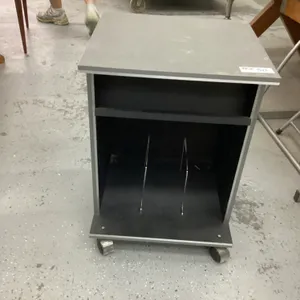 SMALL ROLLING SHELF/LP RACK