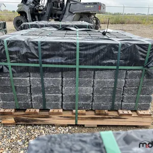Keystone Products Roman Paver 8" x 4" 2 3/8" Charcoal Colored Patio Stones (Qty: 360 / 83 Sq. Ft)
 UNRESERVED