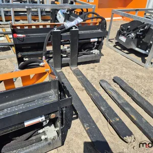2025 Wolverine PFA-113300G Skid Steer Pallet Fork Hydraulic Adjustable Attachment
 UNRESERVED