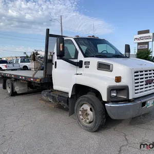 2003 GMC C6500 Flatbed Truck w/ Crane (Rebuilt)