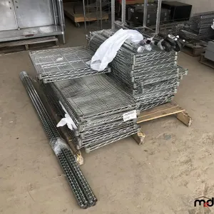 Industrial Rolling Metal Shelves w/ Stands and Clips 

 UNRESERVED