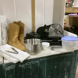 (3) BOXES MISC HOUSEHOLD ITEMS