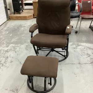SWIVEL/GLIDER ROCKER W/  GLIDER FOOTSTOOL