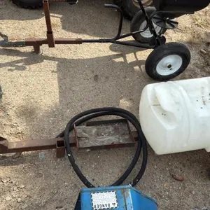 25 gal sprayer tank on wagon,  no pump or booms, H67