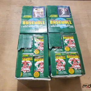 (4) Boxes of Baseball Cards
 UNRESERVED