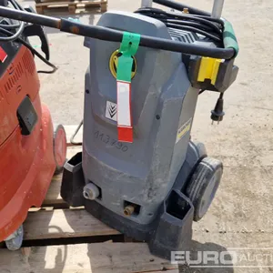 Pallet of Floor Scrapper, Vacuum Cleaner, Pressure Washer, Walk Behind Lawn Roller 