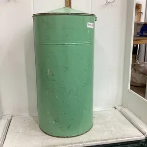 GREEN FLOUR BIN W/ LID