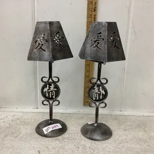 (2) TEA LIGHT CANDLE HOLDERS