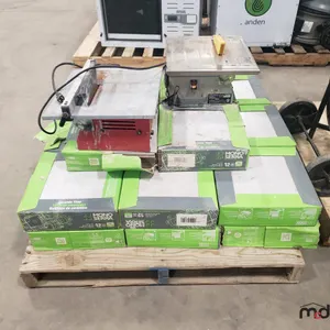 Pallet of Ceramic Tiles and (2) Tile Cutting Machines 
 UNRESERVED
