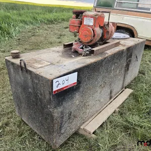 180-Gallon Slip Tank & Generator
 UNRESERVED