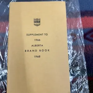 Supplement to 1966 Alberta Brown, book 1968