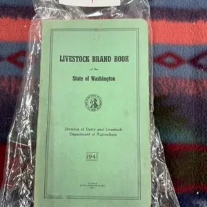 Livestock brand book of the state of Washington, 1941