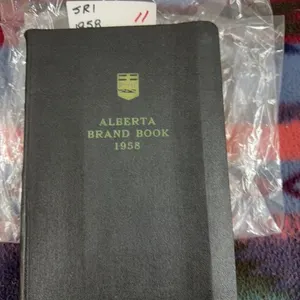 Alberta brand book 1958