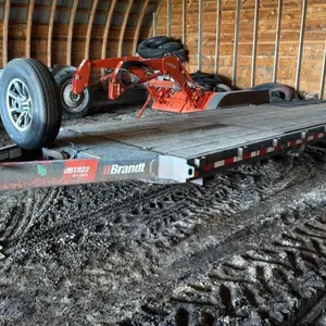 2017 22’ Brandt UBT822 T/A tilt deck trailer, VIN: 2BYUT2EB3HR000005, Owner: Trevor R Halwas, Seller: Fraser Auction _____________________