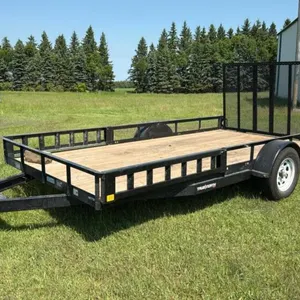 2020 14’ PJ True North s/a utility trailer,  14’ x 7’, VIN: 2PJBU1411LW000132, Owner: Trevor R Halwas, Seller: Fraser Auction ________________________