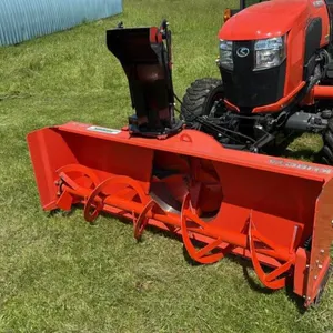 74” Kubota L4479 front mount snowblower, S/N: 21608284