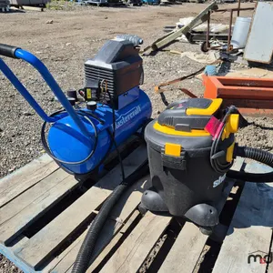 Shop-Vac 5-Gallon Shop Vacuum and Mastercraft Air Compressor
 UNRESERVED