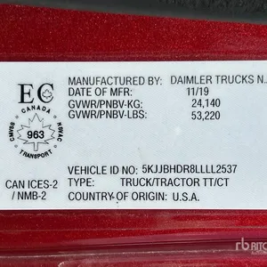 2020 Western Star 5700XE 6x4 T/A Sleeper Truck Tractor