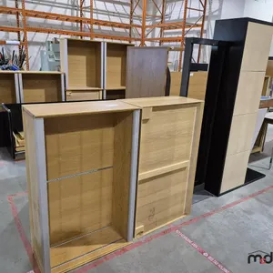 Assorted Wooden Desks and Cabinets
 UNRESERVED
