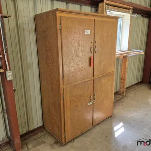 Wooden Storage Cabinet
 UNRESERVED