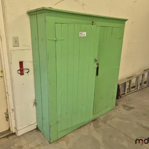 Wooden Storage Cabinet
 UNRESERVED