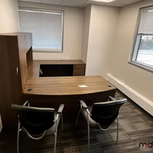 U-Shaped Desk w/ Bookshelf
 UNRESERVED