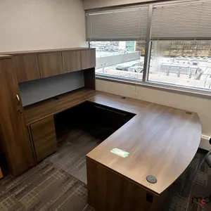 U-Shaped Desk w/ Bookshelf
 UNRESERVED