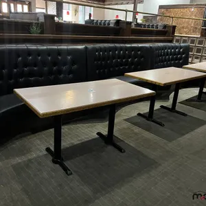 18' Restaurant Booth and (3) Tables
 UNRESERVED