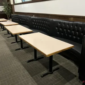 24' Restaurant Booth and (4) Tables
 UNRESERVED