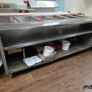 86" x 3" Stainless Prep Counter
 UNRESERVED