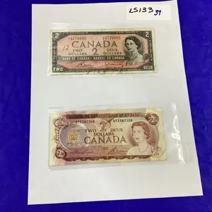 CANADA TWO DOLLAR BANKNOTES