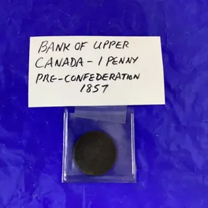 BANK OF UPPER CANADA 1857 PENNY
