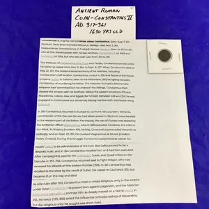 ANCIENT ROMAN COIN. CONSTANTIUS 11
