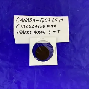 CANADA 1859 LARGE ONE CENT