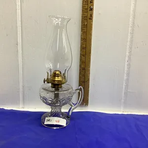 FINGER LAMP, B + P, FANCY PEDESTAL BASE