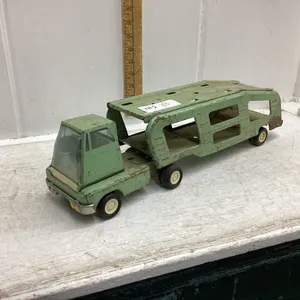 METAL TONKA SEMI CAR HAULER