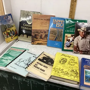 BOX OF BOOKS - ALBERTA HISTORY, STORIES