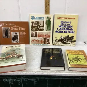 BOX OF BOOKS- WESTERN HISTORY, STORIES