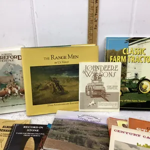 BOX OF BOOKS - WESTERN HISTORY, PICTORAL BOOKS