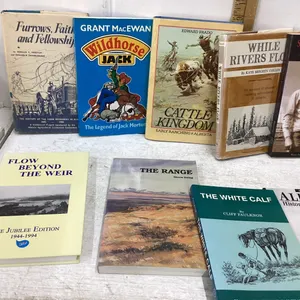 BOX OF BOOKS - WESTERN STORIES, HISTORY