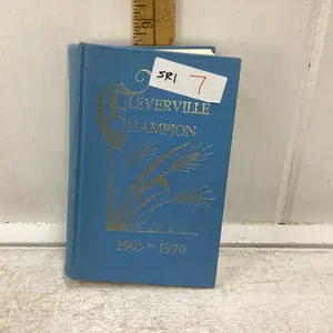 CLEVERVILLE CHAMPION HISTORY BOOK