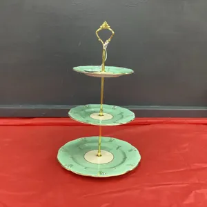ROYAL ALBERT -  3-TIER DESSERT PLATE