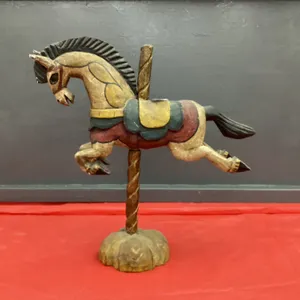 WOOD CAROUSEL HORSE