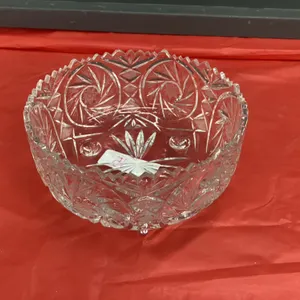 PINWHEEL CRYSTAL BOWL