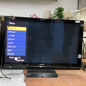 PANASONIC VISTA 50" FLAT SCREEN TV ON STAND. - NO REMOTE