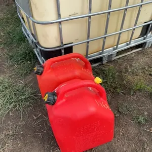 Two poly Jerry cans