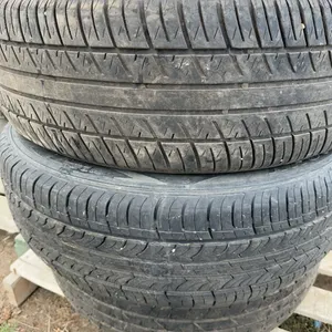 3. 17” motor master tires 114 inch trailer tire on five bolt rim.